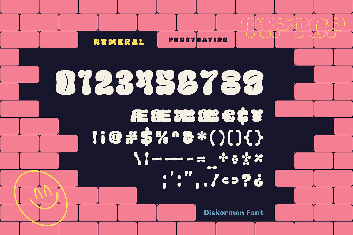 Diskorman – Bubbly Urban Graffiti, a Slab Serif Font by Tiptop Graphic (Photo 4 of 9)