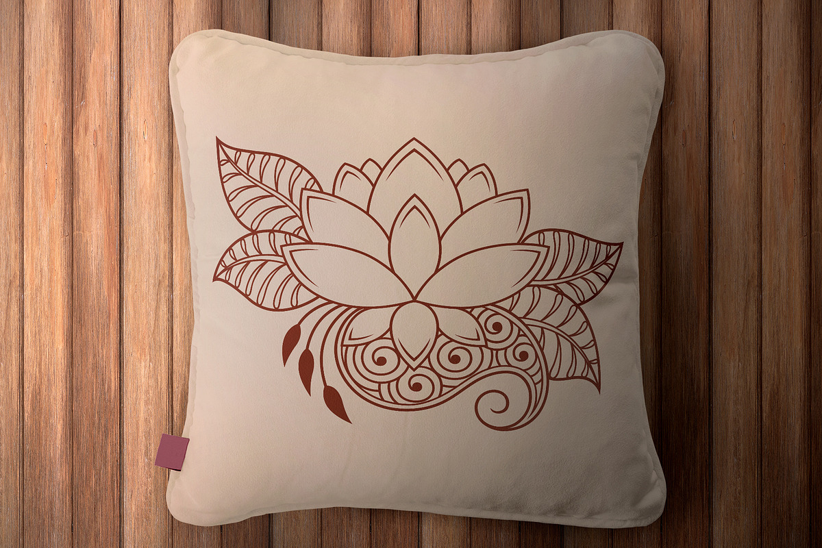 Set floral elements, a Decorative Illustration by Katika Shop (Photo 6 of 6)