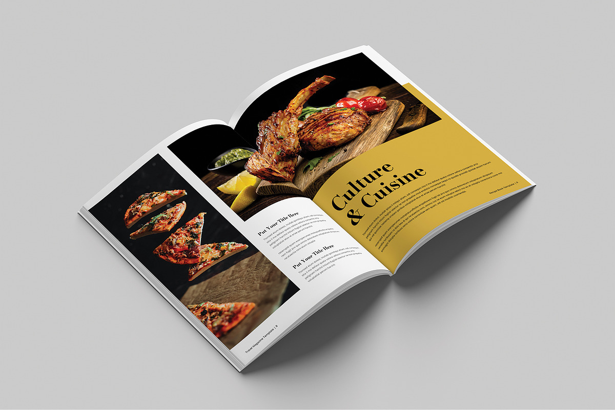 Travel Magazine Template, a Magazine Template by Cleffon_Graphic_Studio (Photo 5 of 11)