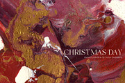Christmas day flowers backgrounds, a Seasonal Illustration by Yuliya Derbisheva (Thumbnail 12 of 20)