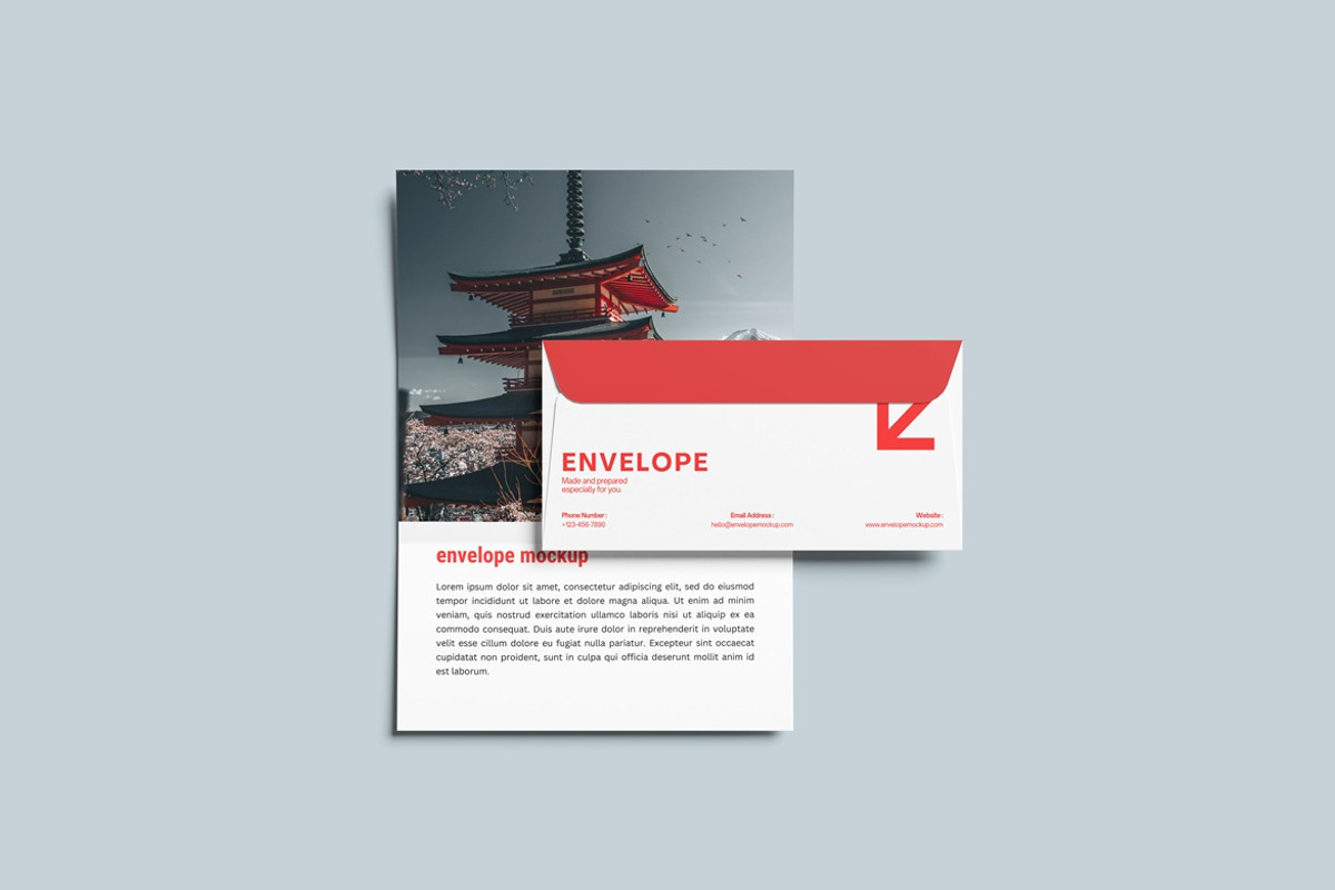 High Quality Envelope Mockup, an Advertising Mockup by GraphicWindow (Photo 5 of 5)