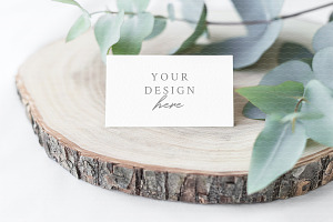 Place Card Mockup 3,5 X 2