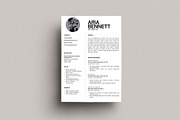 Minimalist Business Resume Template, a Resume Template by Moscovita Studio (Thumbnail 4 of 8)