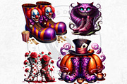 Vibrant Halloween Boots Clipart V2, an Illustration by ThatsDesignArt (Thumbnail 7 of 10)