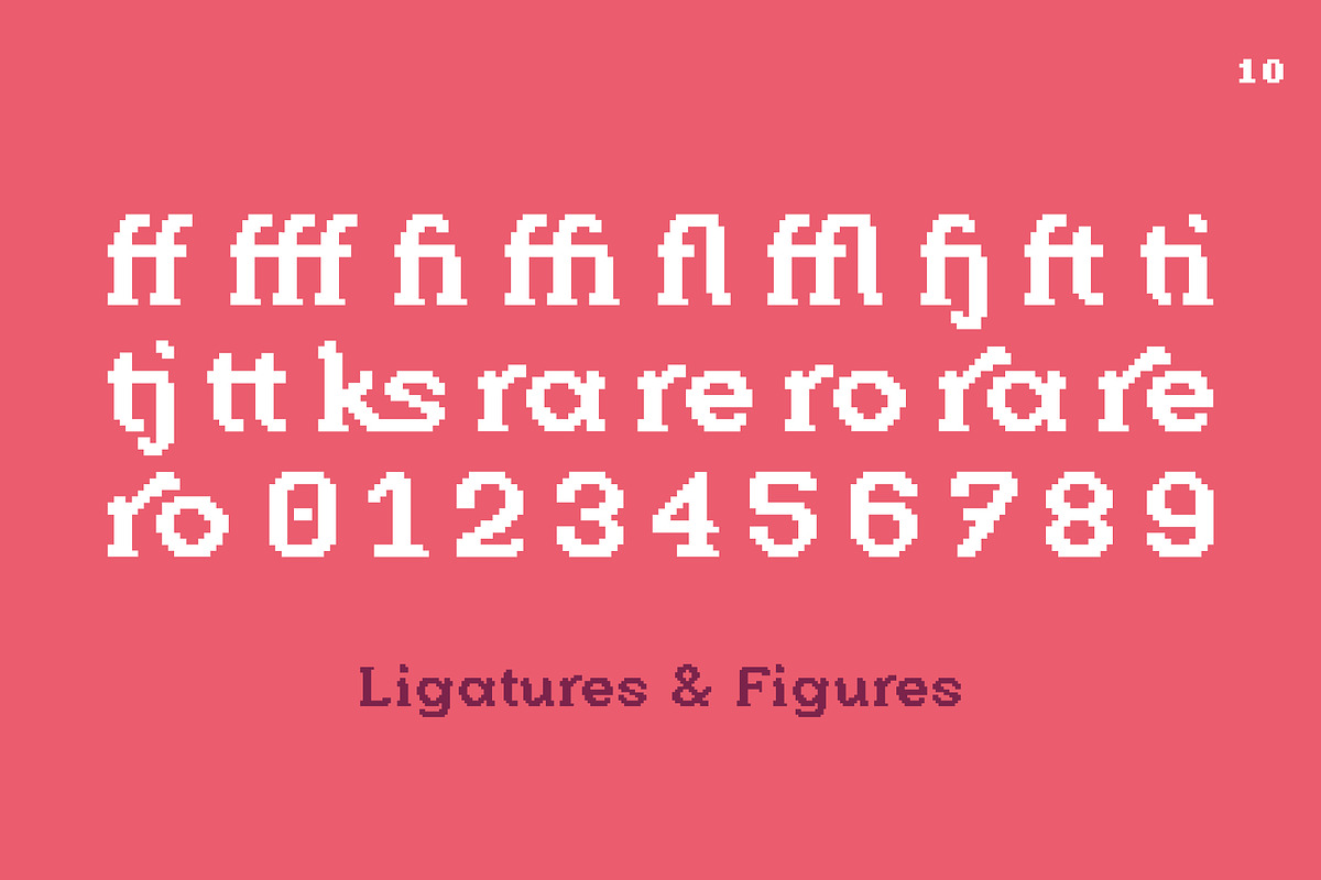 Strek – Pixel Font, a Sans Serif Font by Max Glimm Type (Photo 10 of 11)