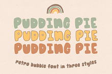 Pudding Pie Retro Font
