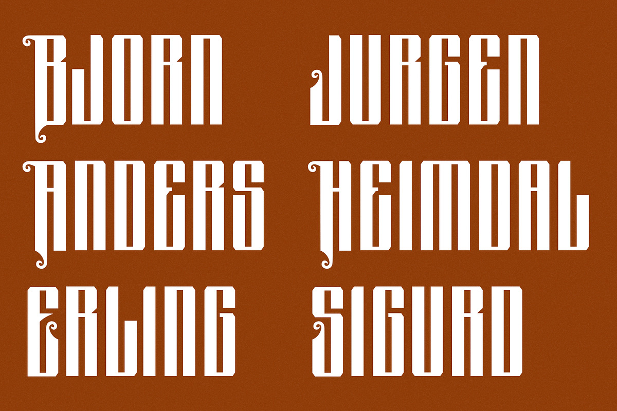 Morlix Blackletter Decorative Displa, a Blackletter Font by Maulana Creative (Photo 3 of 7)