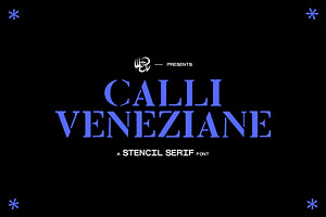 CALLI VENEZIANE Serif Font