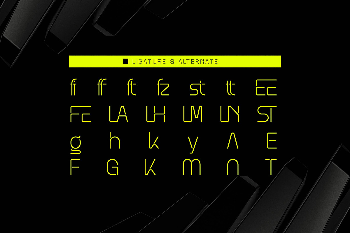 Neexan | Futuristic Font, a Font by Denustudios (Photo 11 of 12)