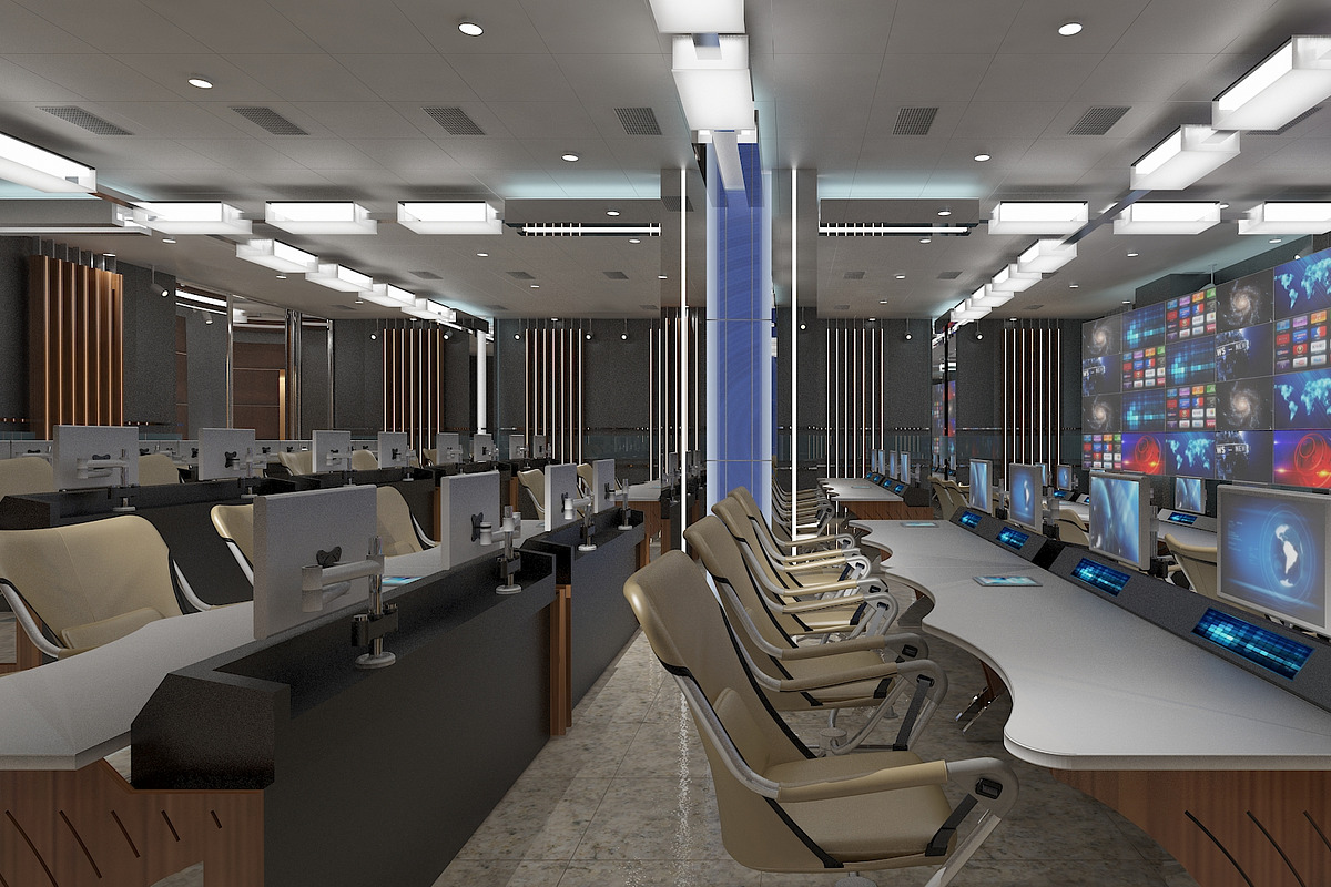 TV Studio Control Room 1, an Architecture 3D Model by akerStudio (Photo 16 of 42)