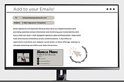 Modern email Signature Templates, an Email Template by Hell Yeah Designs (Thumbnail 2 of 5)
