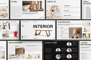 Interior Design Presentation, a Presentation Template by E-Type