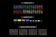 Stationery Essentials, Clips & Pins, an Object Graphic by BORT GRAPHIC (Thumbnail 6 of 6)