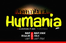 Humania - Handwriting Typeface