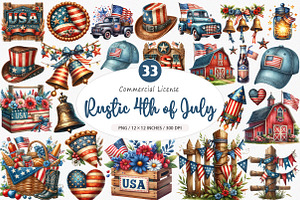 Rustic 4th of July Sublimation PNG, an Illustration by SinaCreation