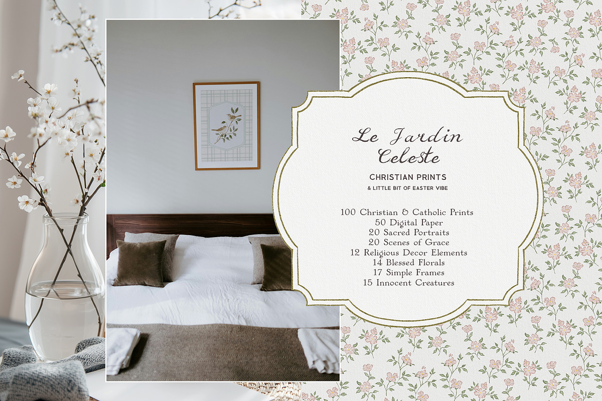 Le Jardin Céleste Christian Prints, a Background Graphic by Muse Artist (Photo 7 of 26)