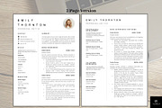 Resume/CV Minimalist photo template, a Resume Template by The Career Lab (Thumbnail 4 of 10)