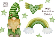 Gnomes st. Patrick's Day Collection., a Decorative Illustration by Kira Konoshenko (Thumbnail 3 of 14)
