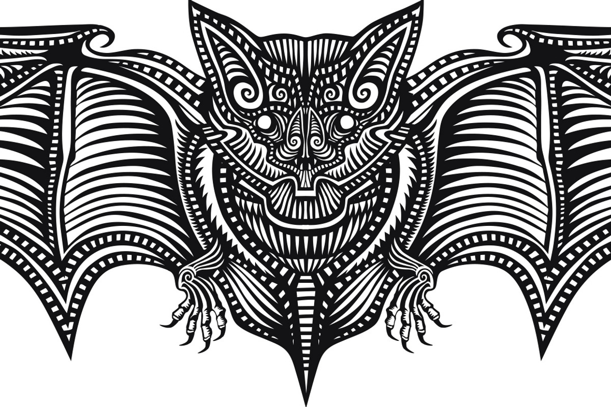 VAMPIRE, an Animal Illustration by Bakhtiozin art graphic (Photo 4 of 4)