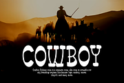 Cowboy Dlokens - Western Font, a Slab Serif Font by QR Design Studio (Thumbnail 5 of 7)
