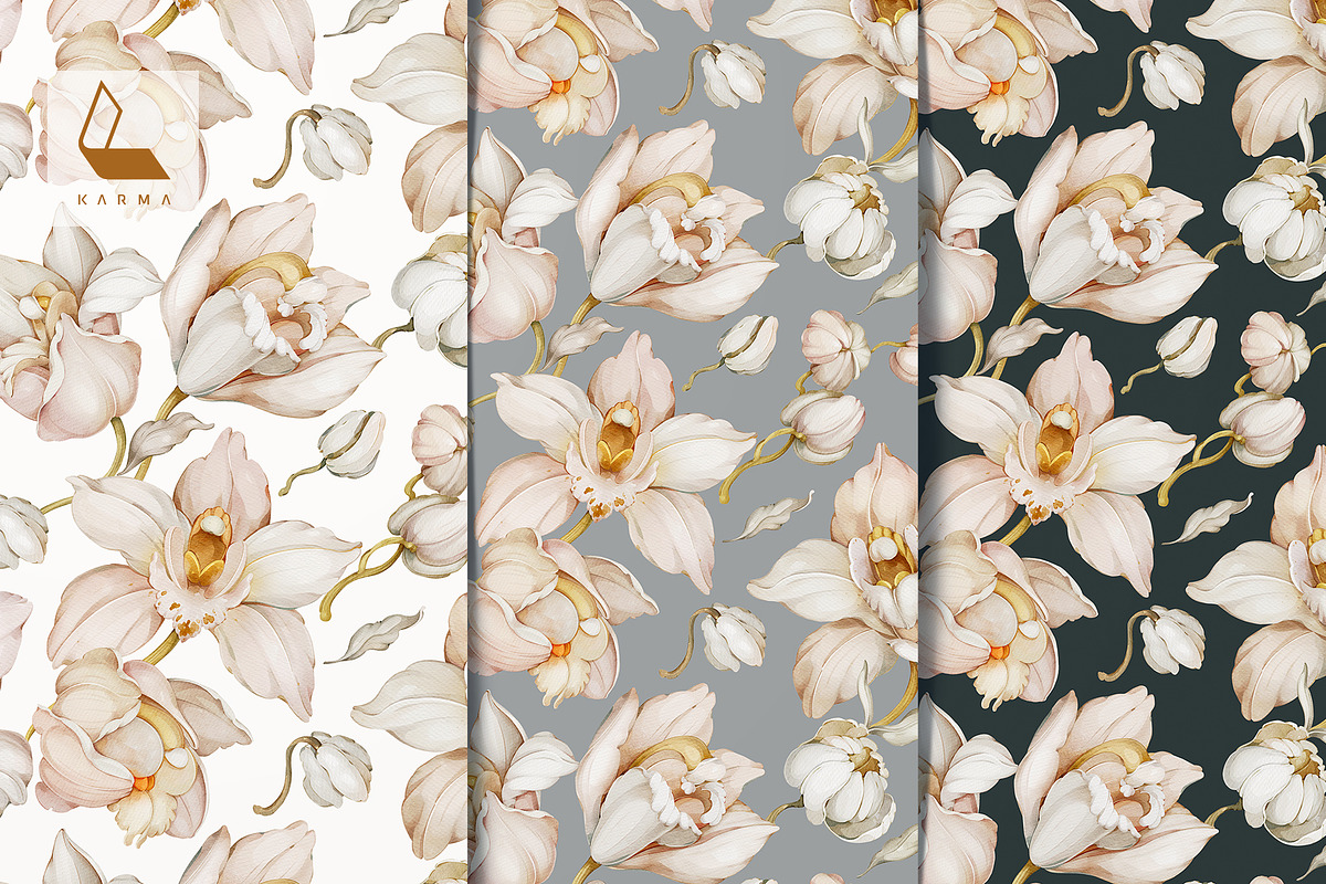 4-in-1 Floral Pattern Bundle, a Pattern Graphic by Karma (Photo 20 of 43)