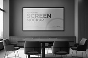 Corporate Conference Room Screen Moc, a Product Mockup by graphypix (Thumbnail 4 of 4)