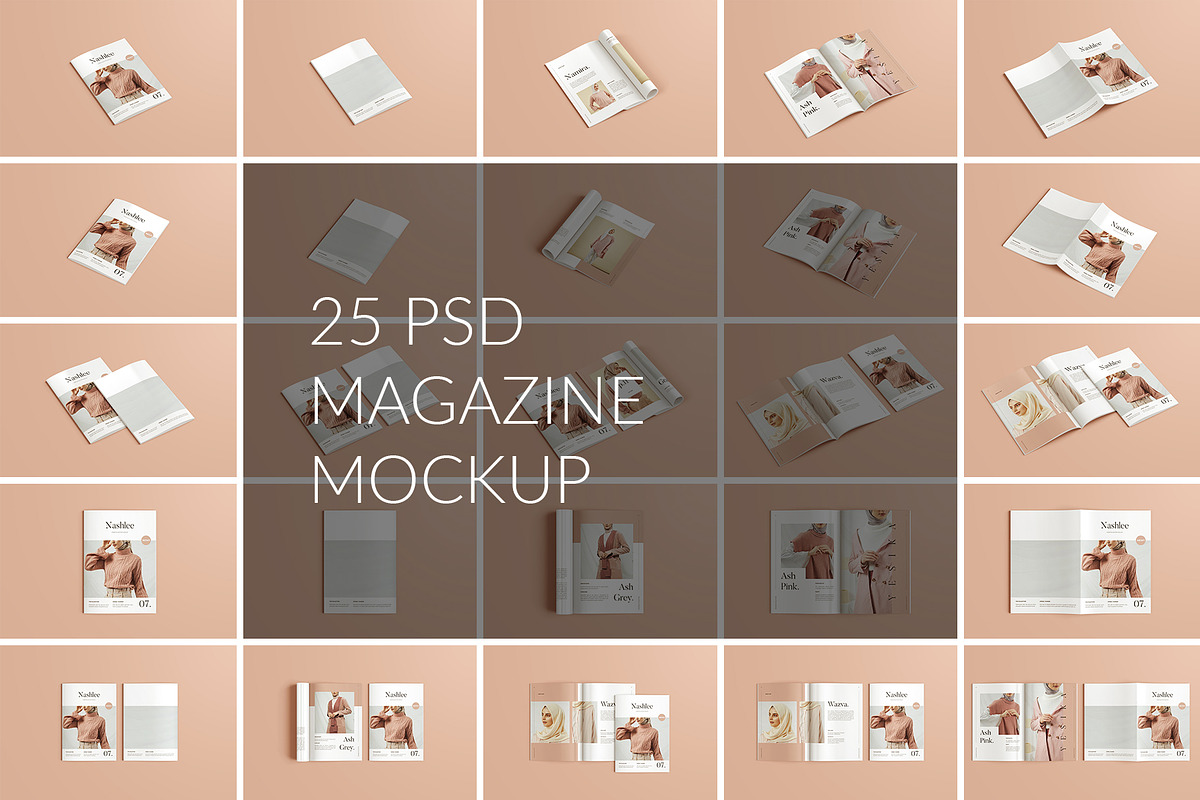 A4 / A5 Magazine / Brochure Mockup, a Books & Magazine Mockup by Mockup ...