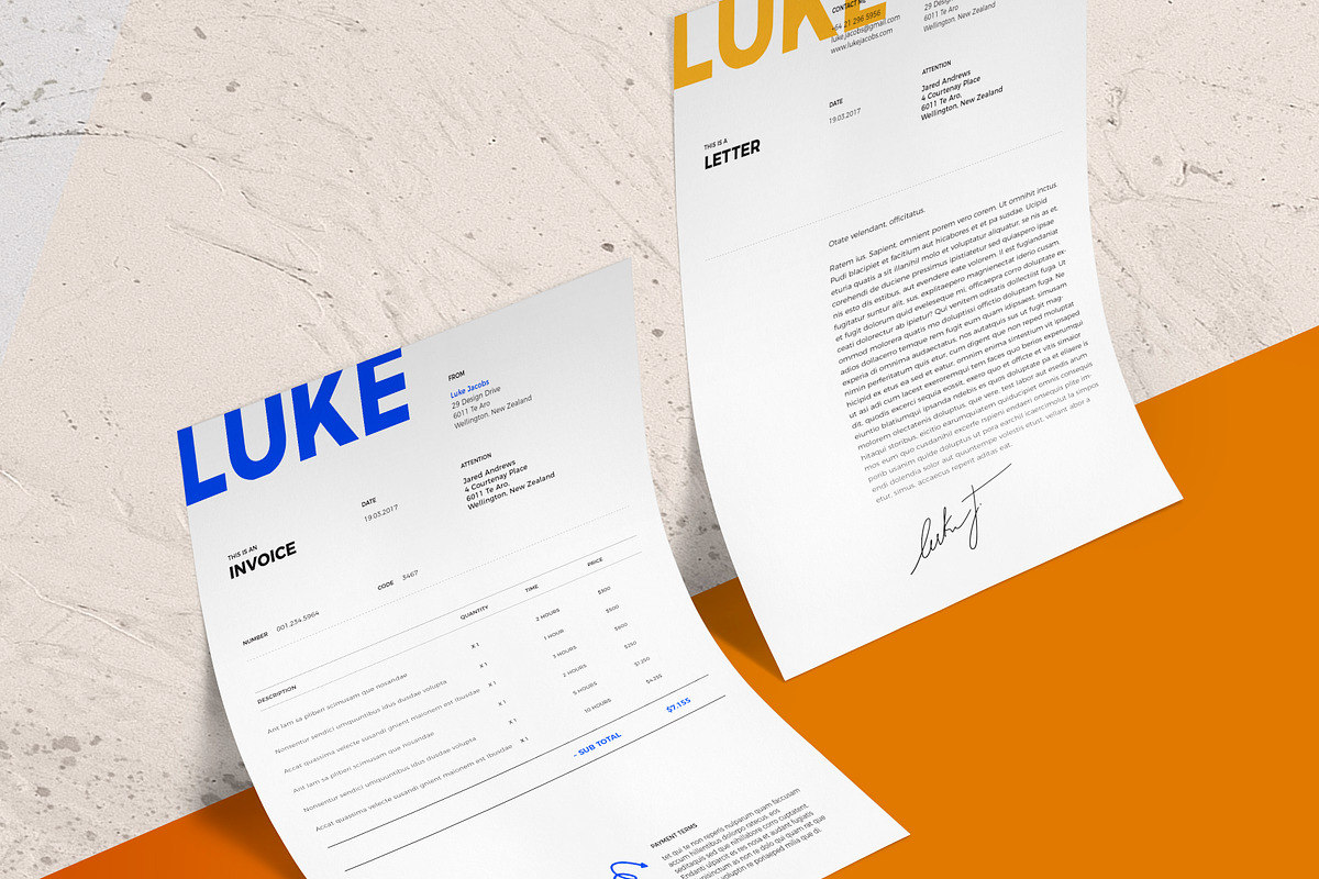 Invoice, Fee Proposal & Letter, a Stationery Template by Maison Octave (Photo 2 of 4)