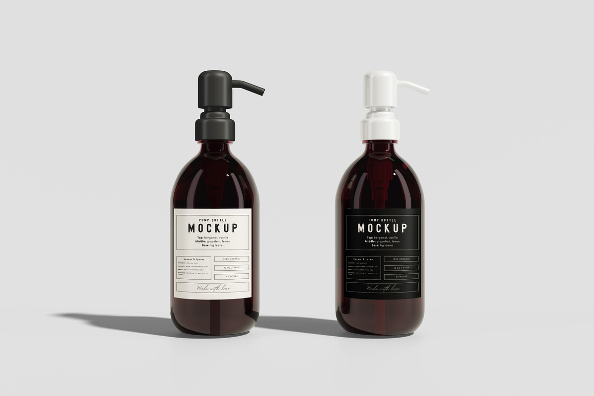 Pump Bottle Mockup, a Packaging Mockup by Hazzpro_Std (Photo 4 of 5)