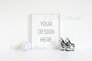 Nursery Styled Frame Mockup 8x10