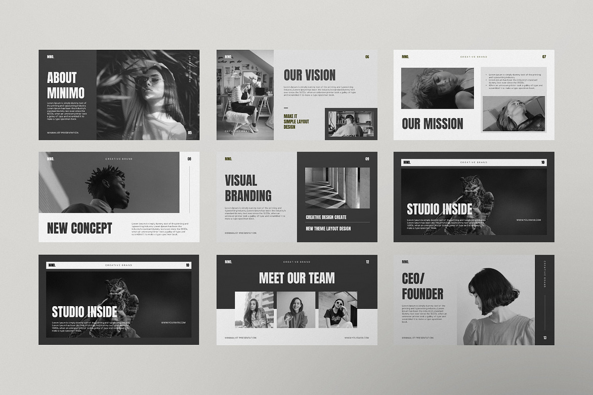 Minimo Minimal Template, a Presentation Template by Portocraft (Photo 5 of 9)