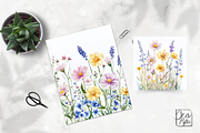 A Dreamy Symphony of Wildflowers, an Illustration by ikarifq shop (Thumbnail 3 of 4)