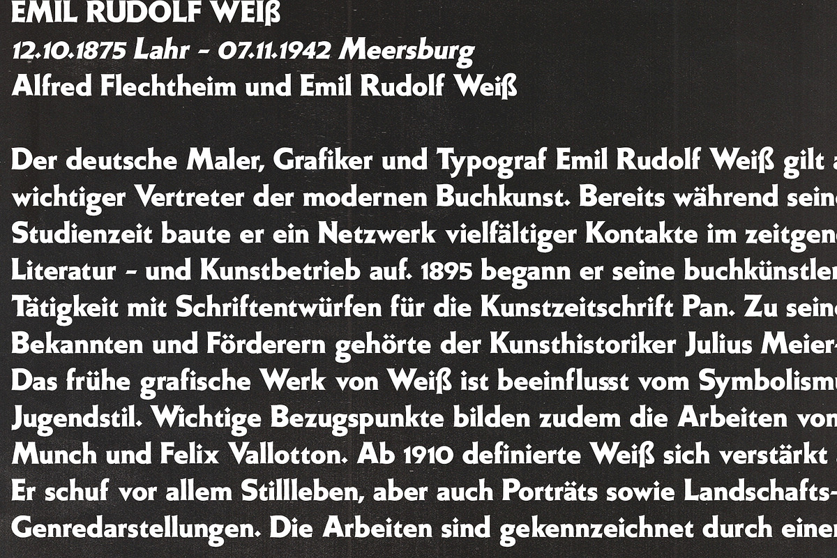 WeissModernGothicDisplay preview 5