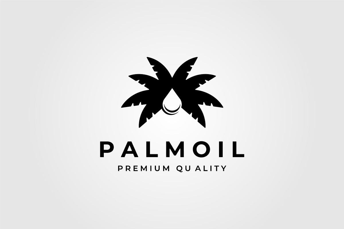 palm oil vintage minimalist logo, a Branding & Logo Template by lawoel