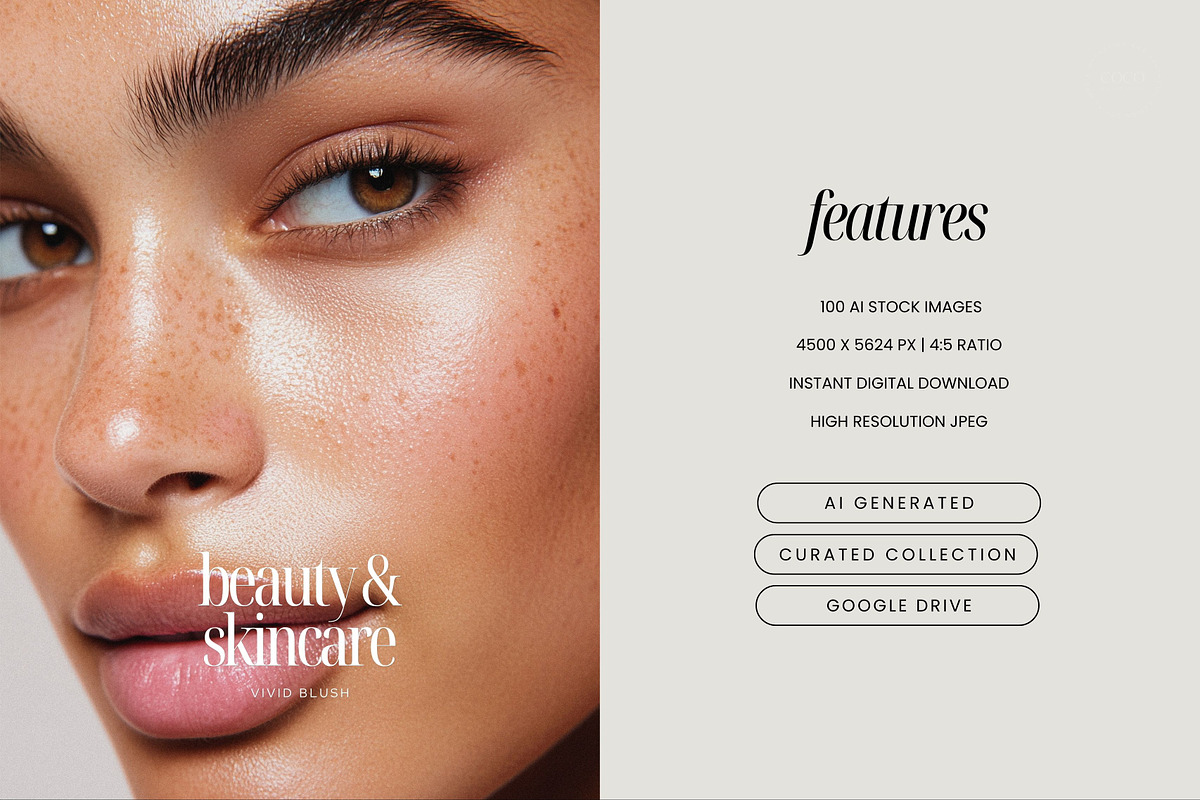 Aesthetic Skincare Stock Photos, a Beauty & Fashion Photo by COCO Designs (Photo 2 of 20)