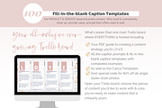 100 Caption Templates for Instagram, a Social Media Template by With Love Monique (Thumbnail 6 of 10)