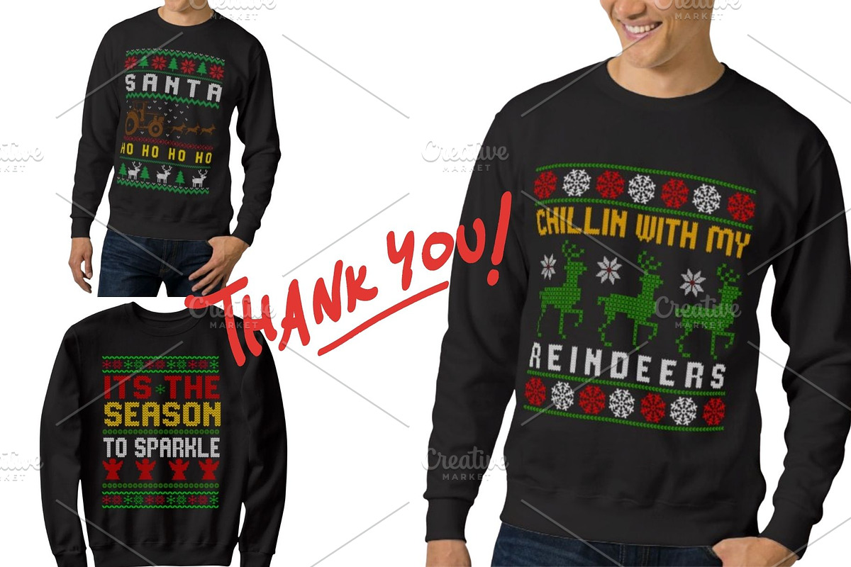 Ugly Christmas Sweater Designs, an Illustration by Expose_Adam (Photo 7 of 7)