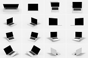 Laptop Macbook Mockup Bundles, a Mac Mockup by Graphic Aesthetic (Thumbnail 3 of 22)