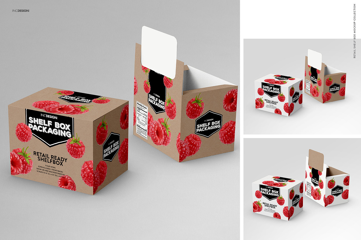 Retail Shelf Box 14 Packaging Mockup, a Packaging Mockup by INCDesign (Photo 2 of 8)