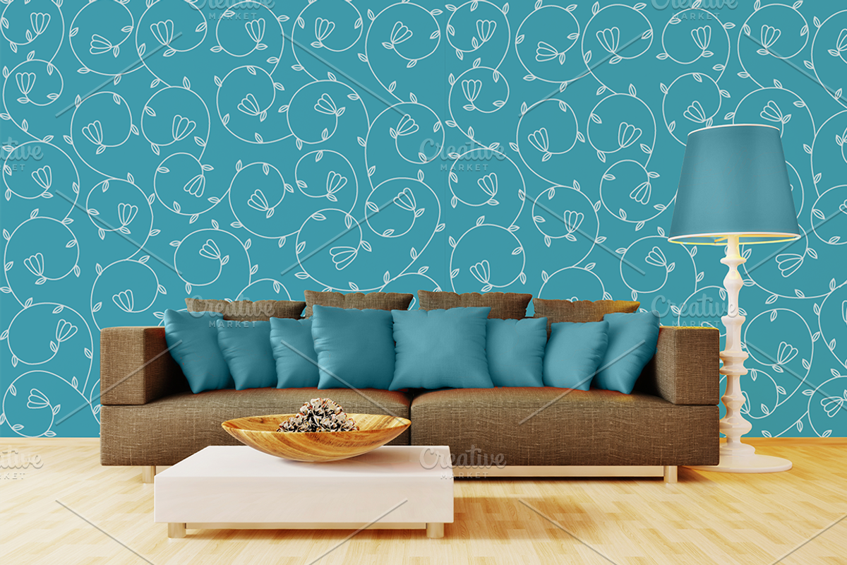 Seamless Floral Pattern Vector, a Pattern Graphic by wowpatterns (Photo 3 of 4)