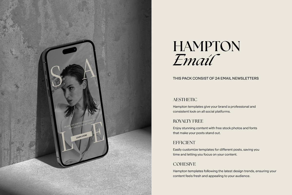Hampton | Canva Email Templates, an Email Template by Lavinia Visuals (Photo 2 of 8)