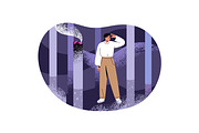 Addictions, bad habits concepts set, a Person Illustration by PaperTrident (Thumbnail 7 of 9)