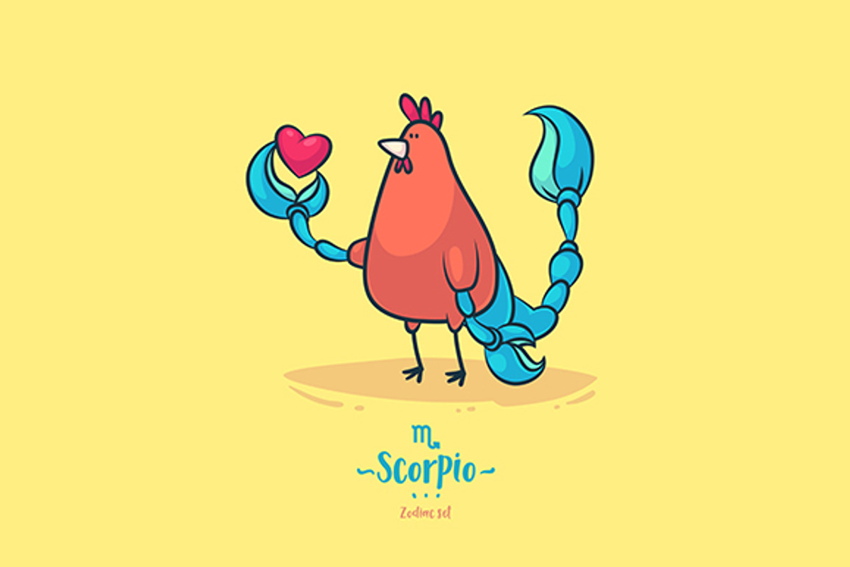 30 OFF - Rooster Zodiac set, an Animal Illustration by Krolone (Photo 11 of 13)