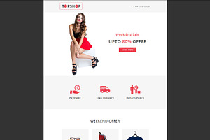 TOPSHOP - Responsive Email Template