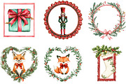 Preppy Christmas Frame PNG, a Seasonal Illustration by Designking (Thumbnail 4 of 4)