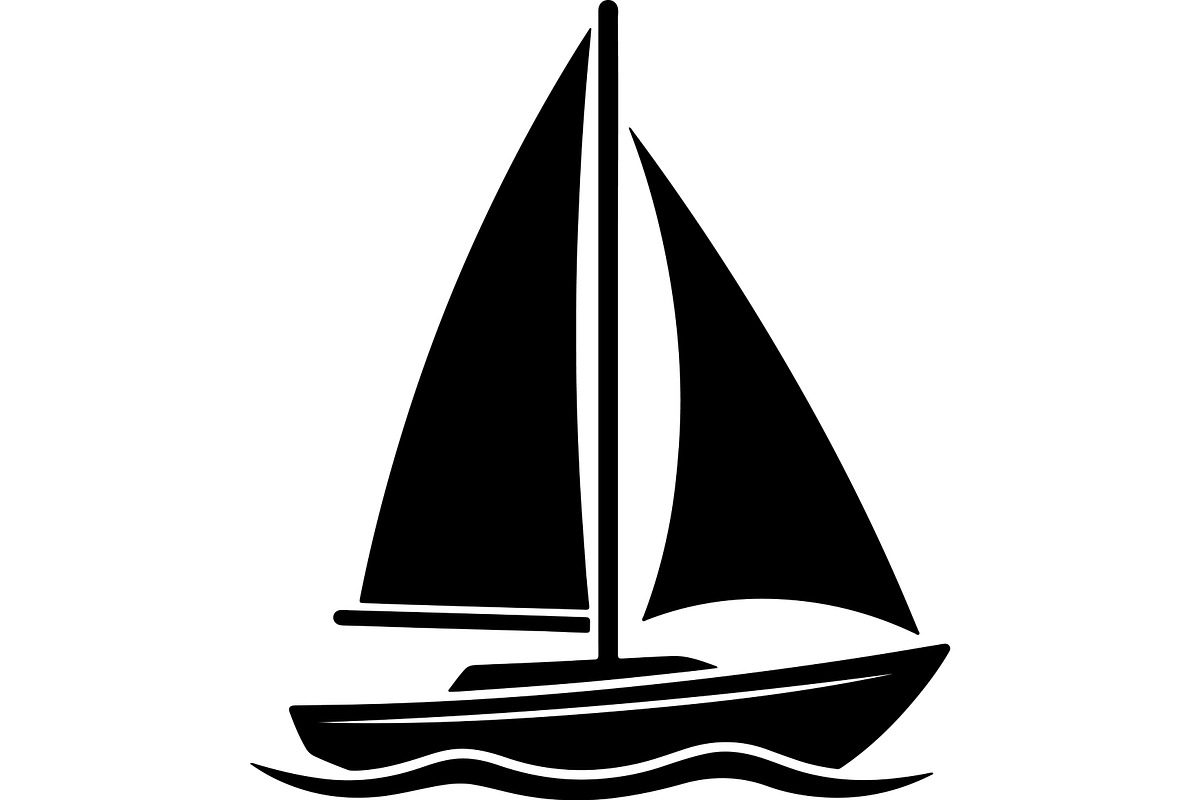 Sailboats and Sailing Yachts, a Transportation Illustration by jahid234 (Photo 8 of 13)
