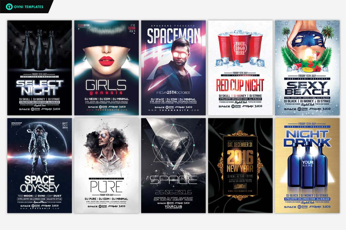 100 MASSIVE Flyer Bundle 94%OFF, a Flyer Template by OVNI-TEMPLATES (Photo 3 of 11)