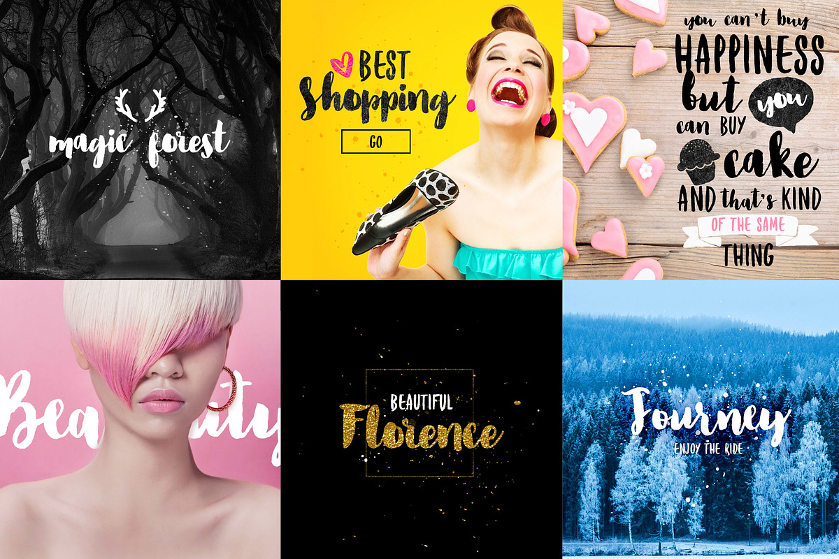 90% Off. Florence Brush Font preview 6