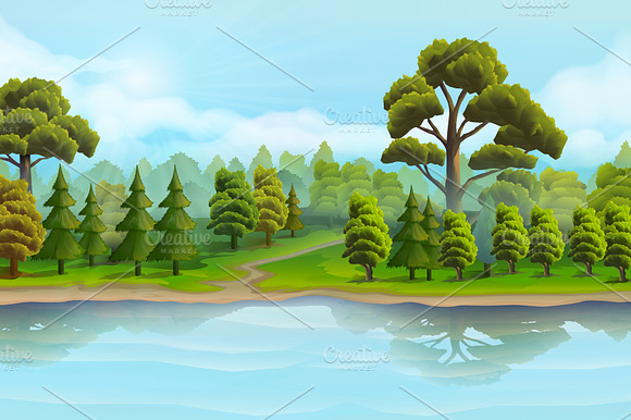 River Forest Nature Landscape