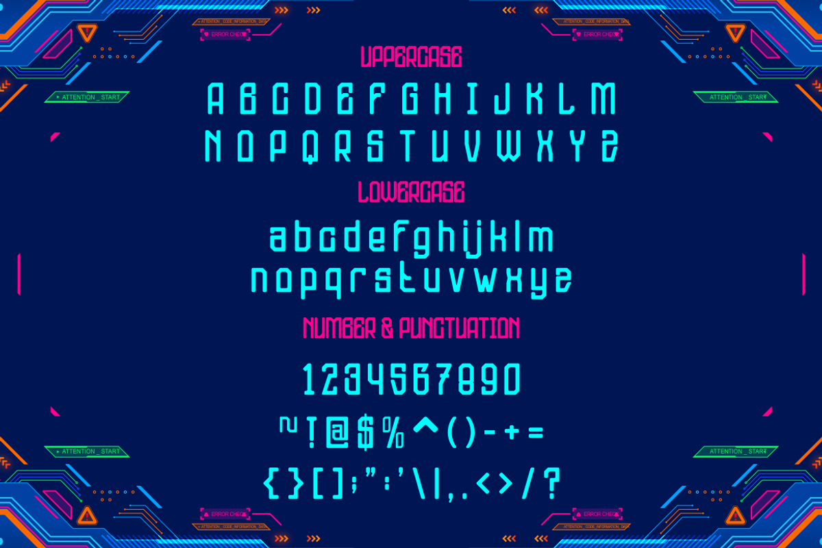 Cryonex Scifi Font, a Font by PutraCetol Studio (Photo 5 of 6)